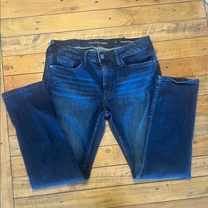 Calvin Klein Women’s Indigo Slim Straight Jeans